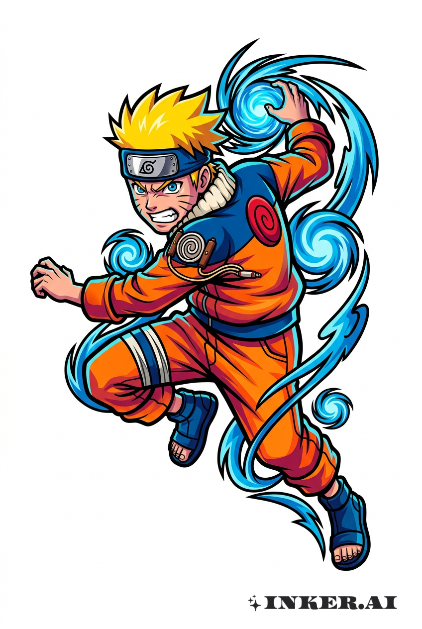 Salto Sombrio e Energético do Naruto