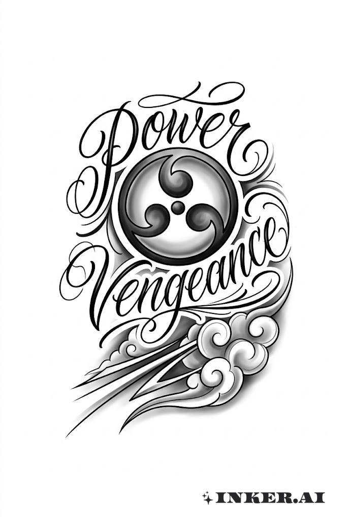 Marca Maldita de Sasuke con Estilo Chicano