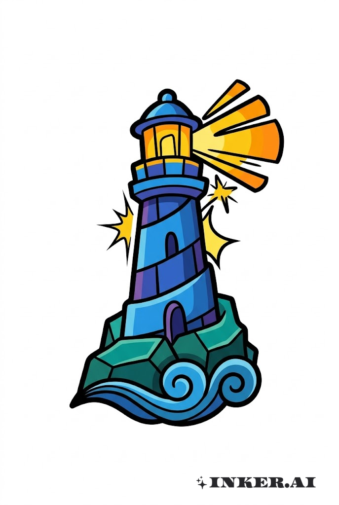 忠実な灯台の光