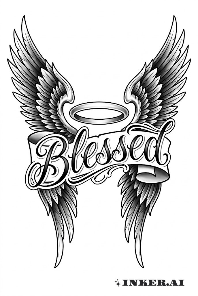 Biểu Tượng Cánh Thiên Thần May Mắn