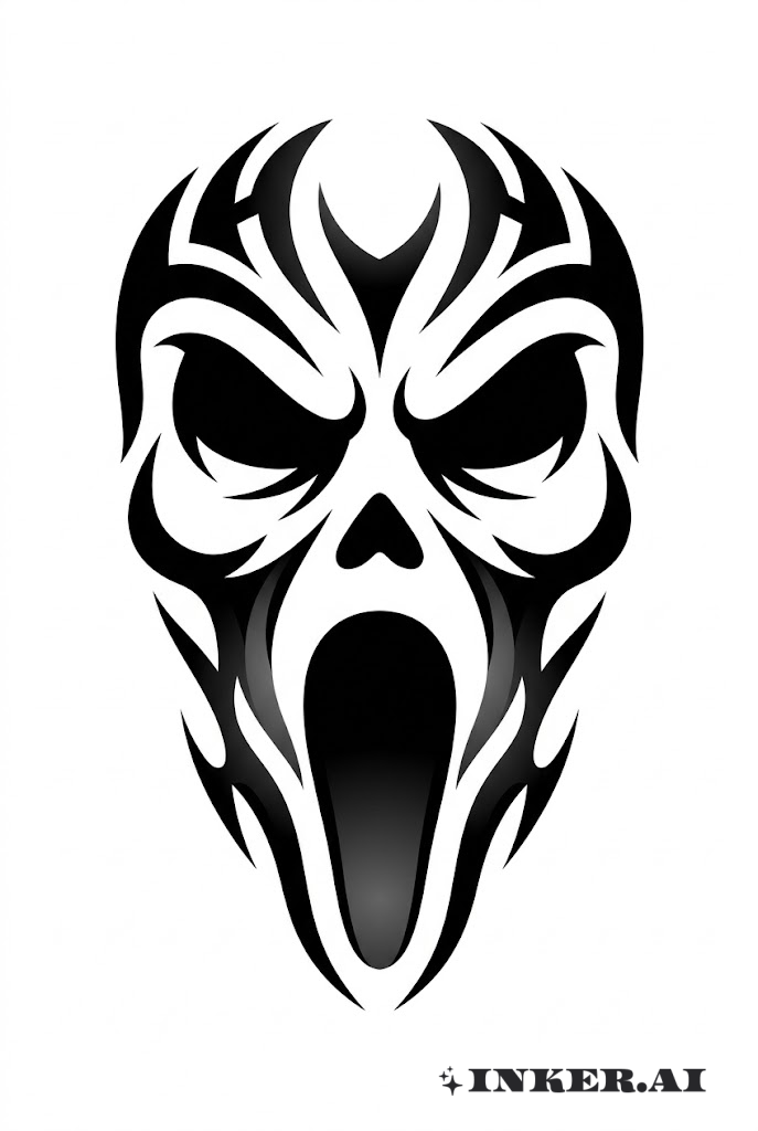 Tribal Ghost Mask