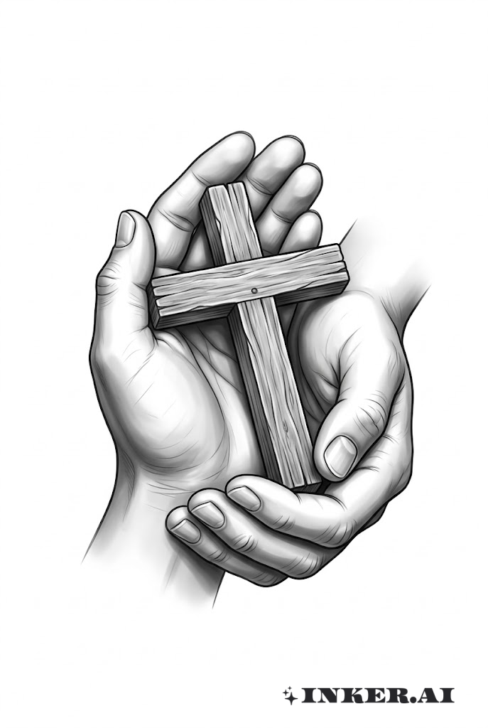 信仰リアリズム：手のクロス