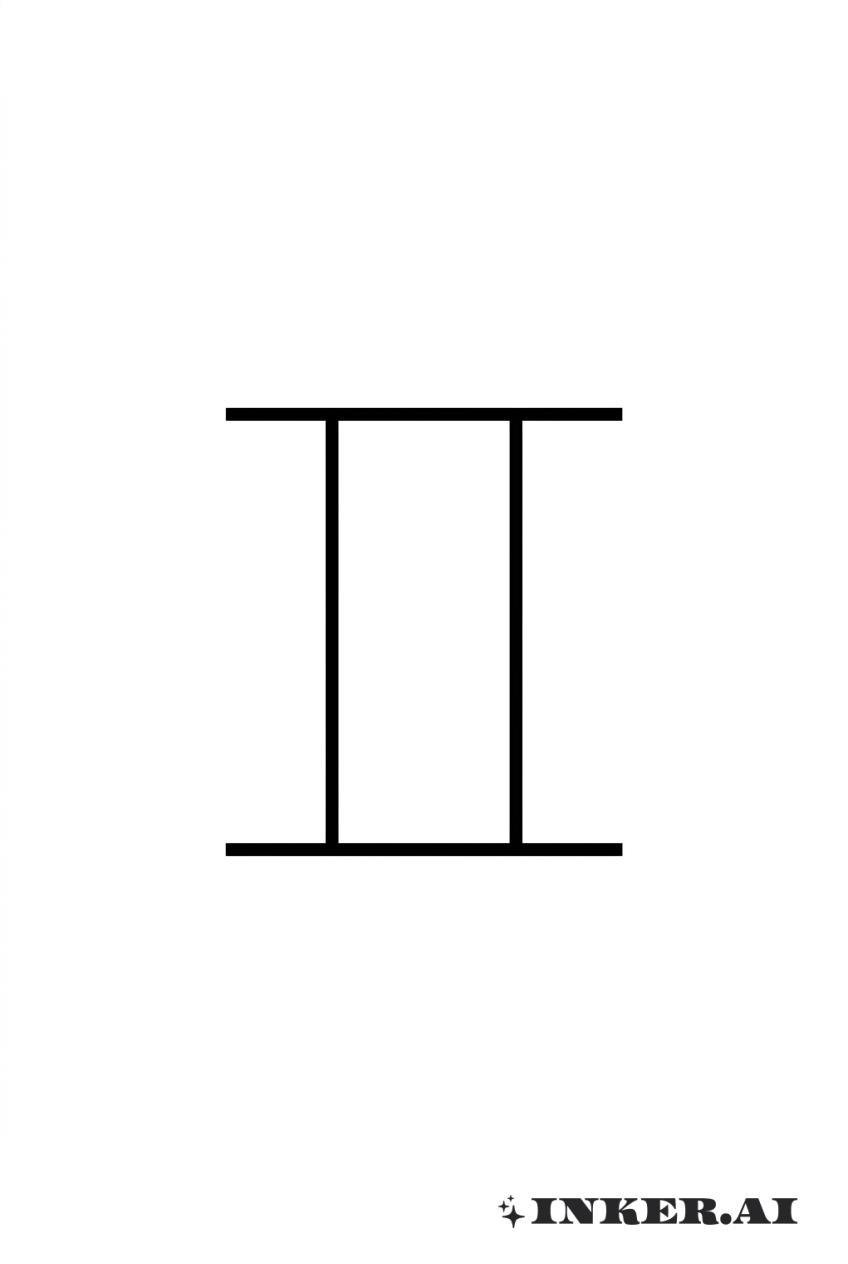 幾何雙子座符號