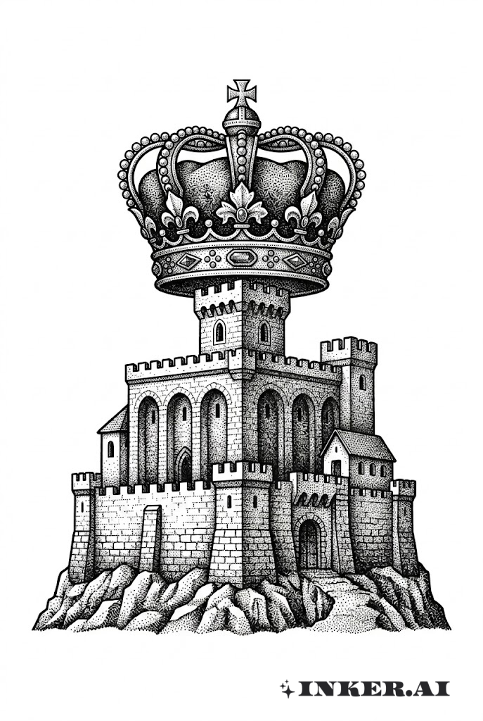 점묘왕국 왕관 엠블럼