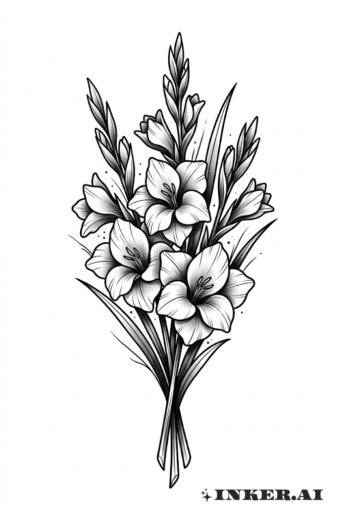 Ramo de Gladiolos Clásico