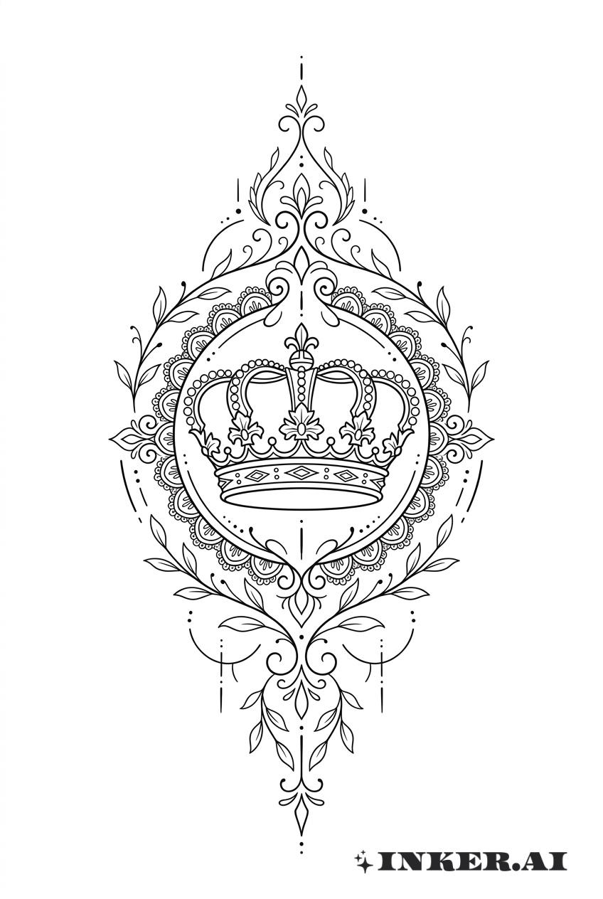 裝飾性的王國皇冠光環