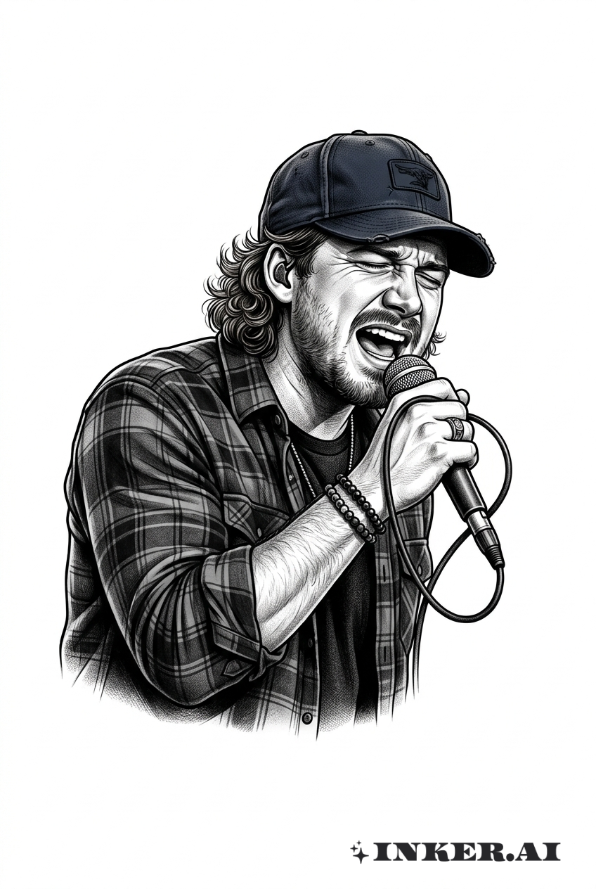 Morgan Wallen Singing on Stage Realism