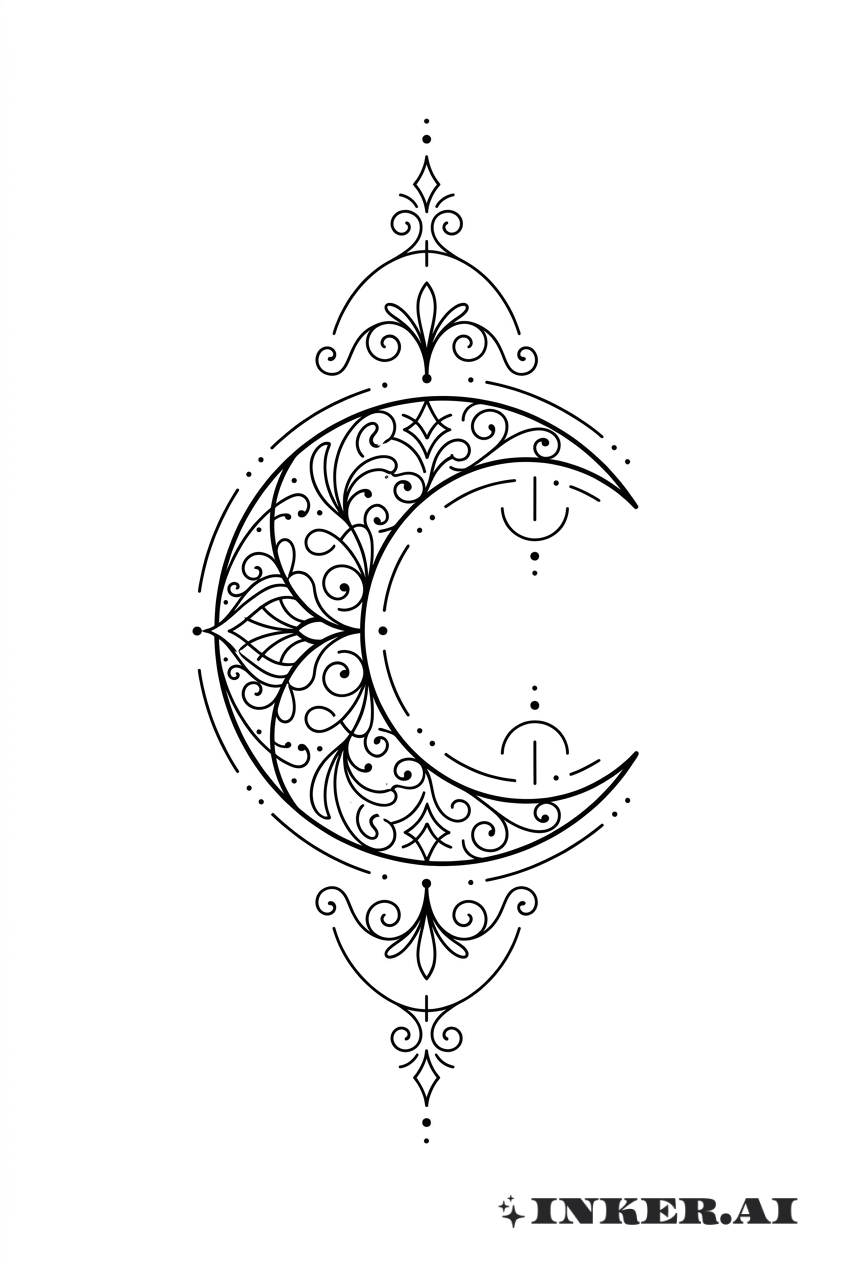 Crescent Ornemental de Sleep Token