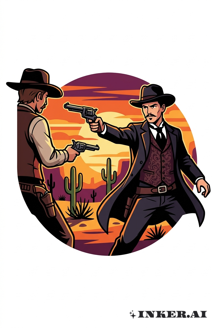 Doc Holliday Anime Gunslinger Showdown