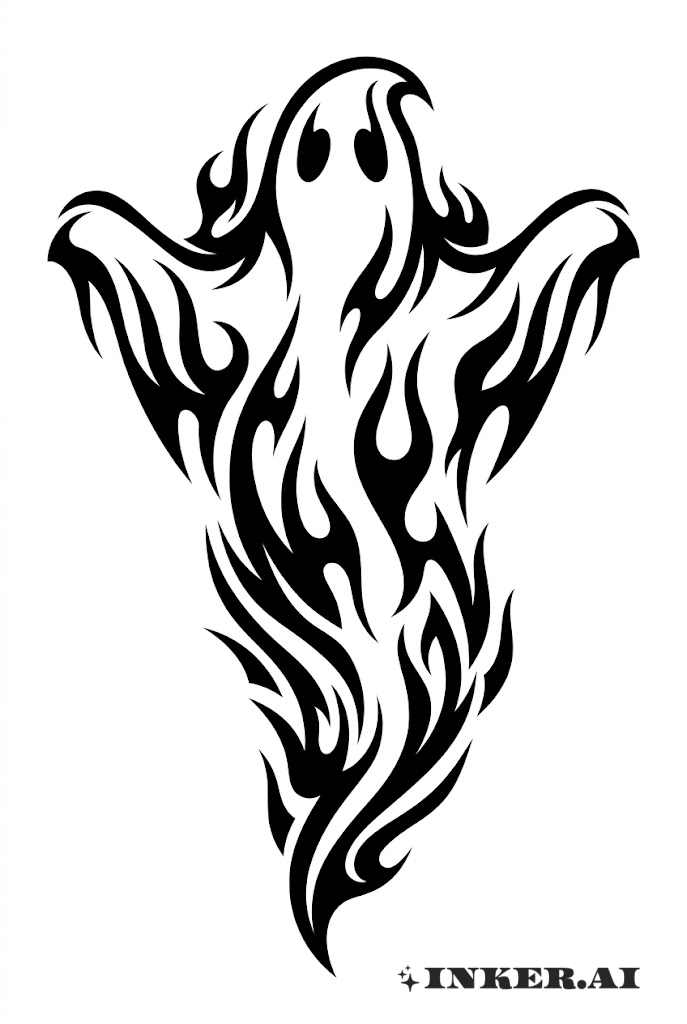 Tribal Ghost Flames