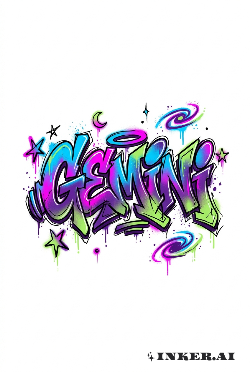 都市雙子塗鴉字體