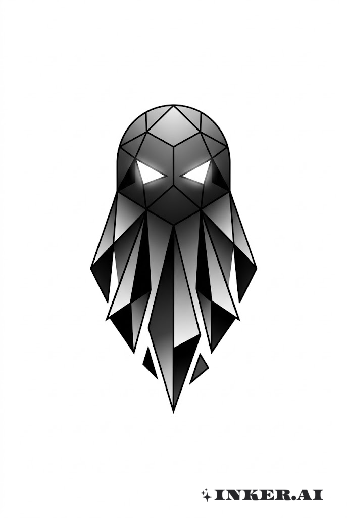 Silueta Fantasma Geométrica