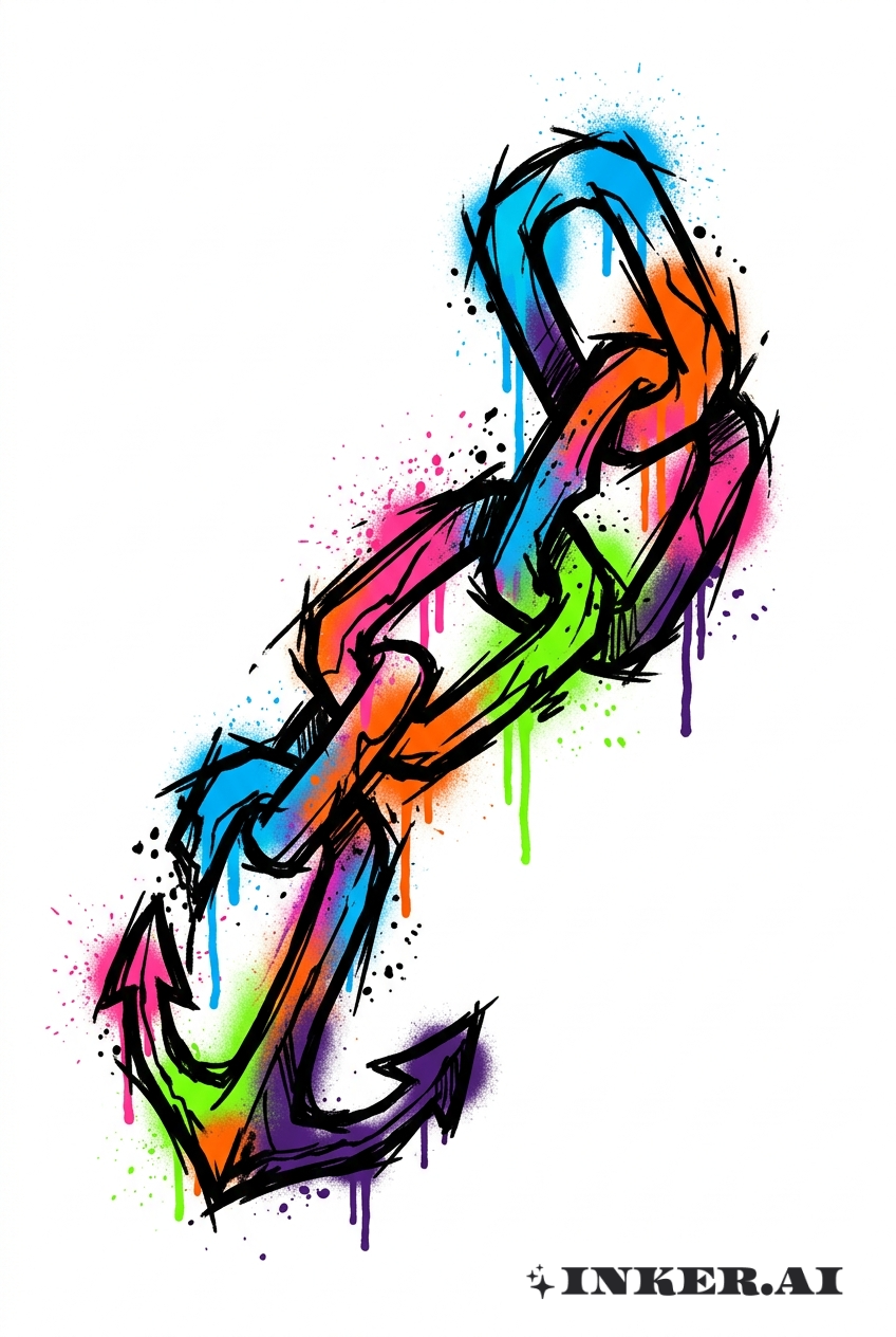 Bioshock Chain Abstract Graffiti