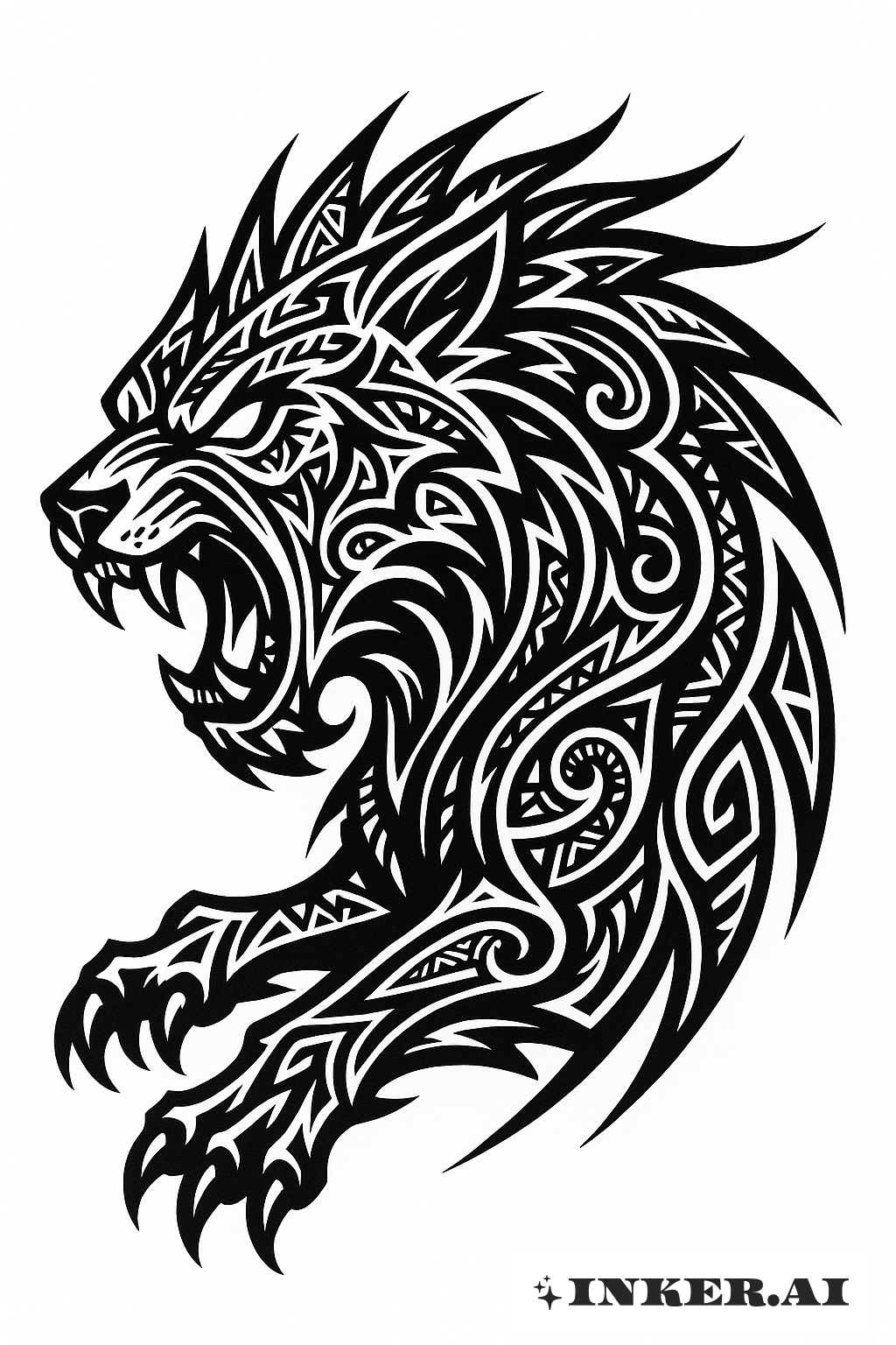 Das Stammes-Berserker-Biest im Inneren