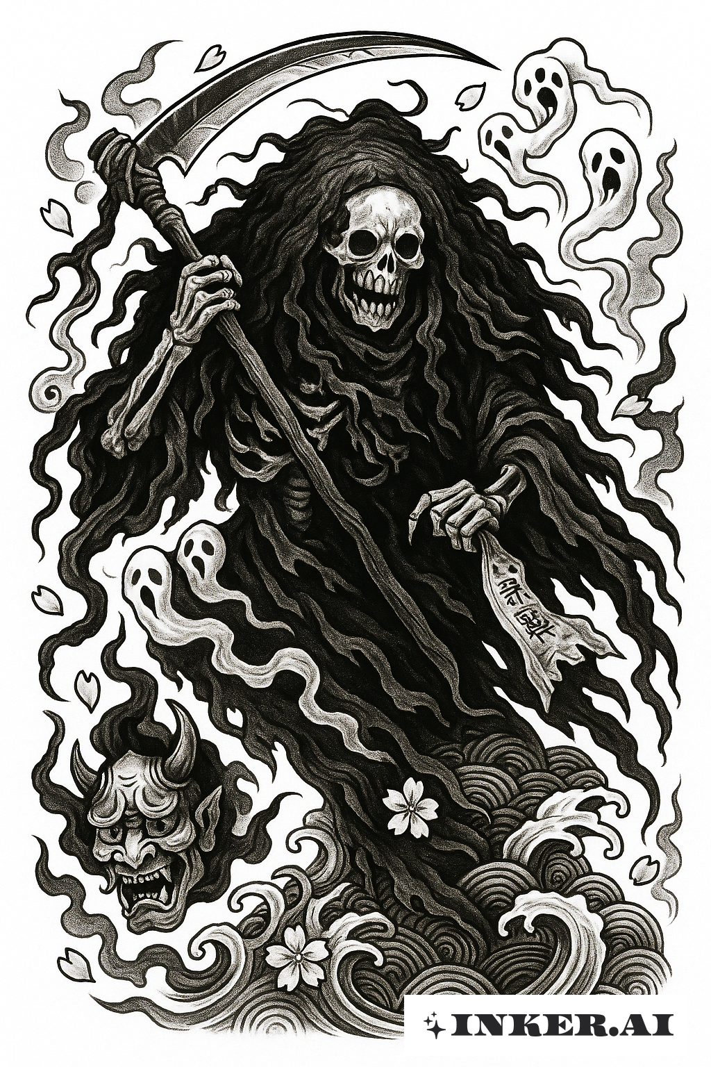 Un Yokai de Dark Souls Gravelord Nito