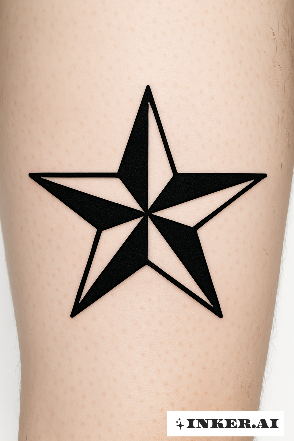 Estrela Náutica Clássica na Coxa