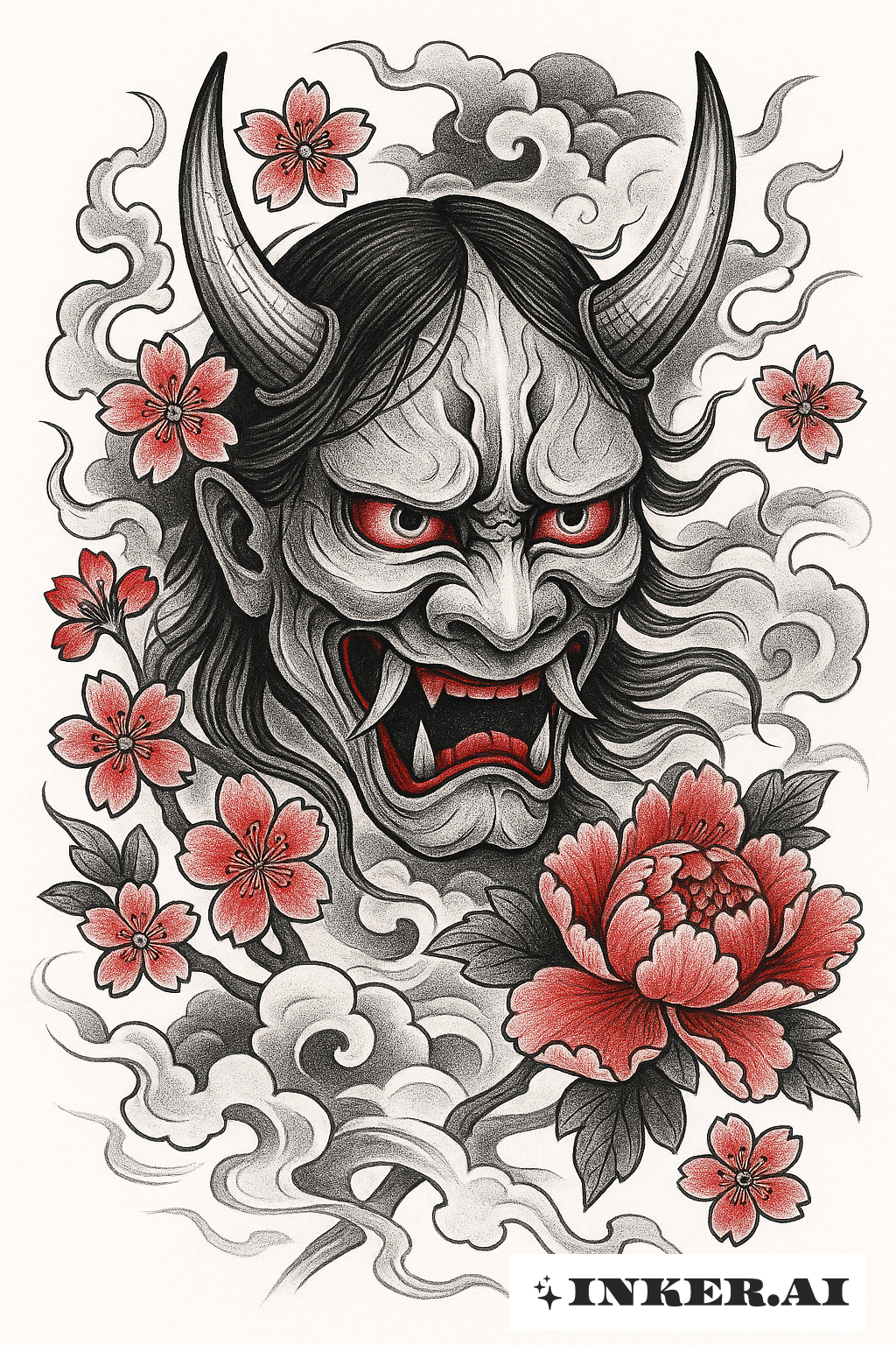 The Fierce Valkyrie Hannya Mask