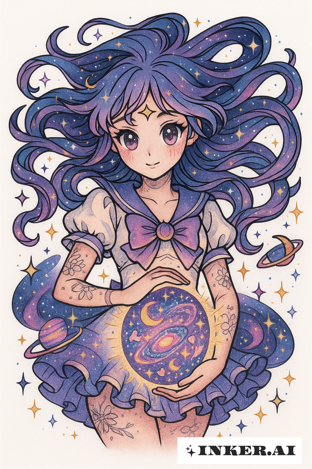 Kosmischer Mutterleib des Magischen Mädchens