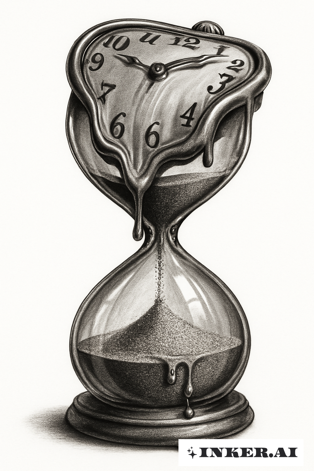 Le Sablier Horloge Fondante