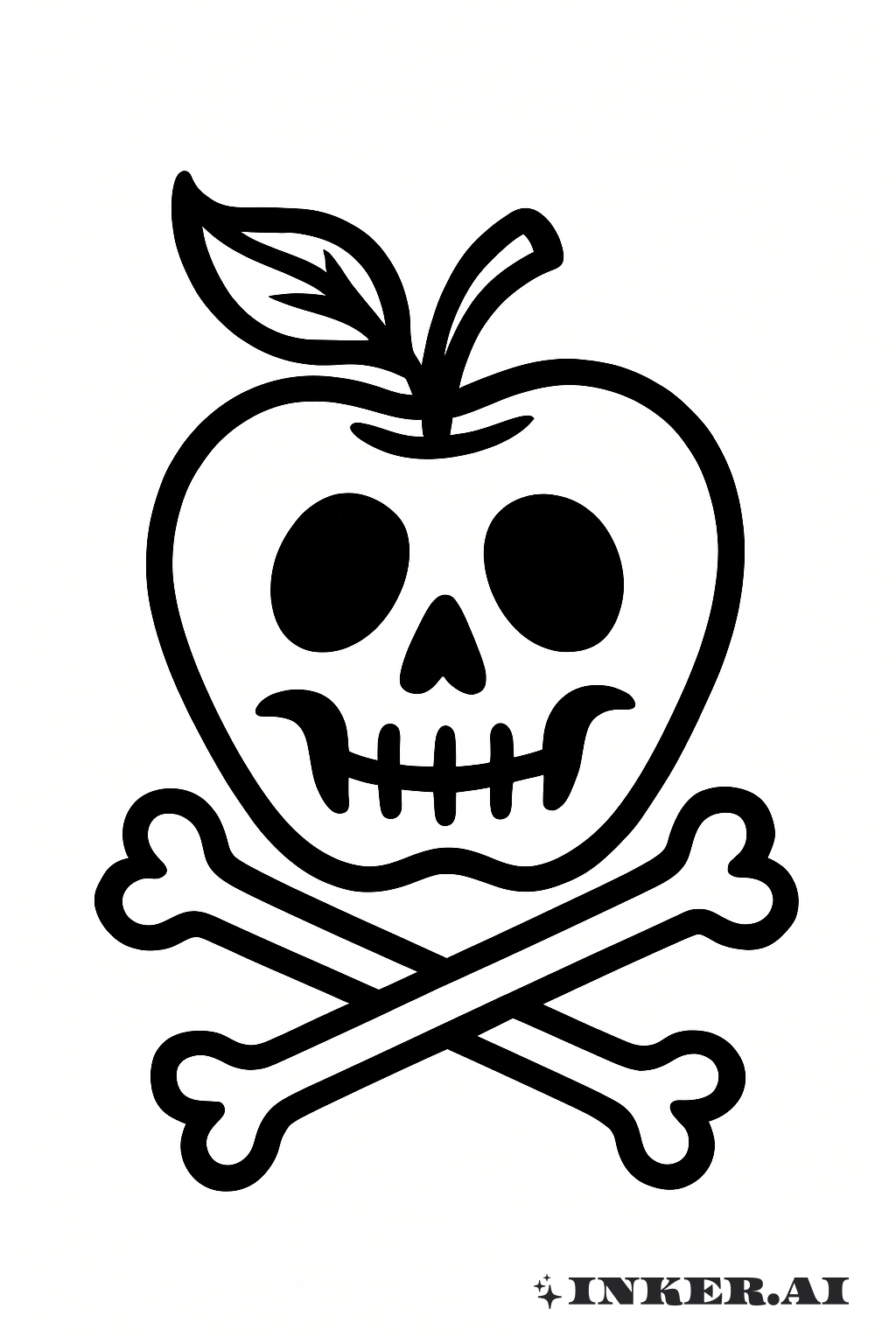 The Bad Apple as Skull and Crossbones
