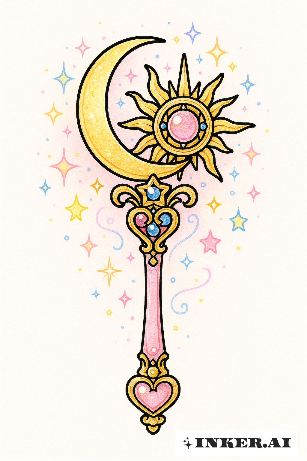 魔法少女のサン＆ムーンワンド