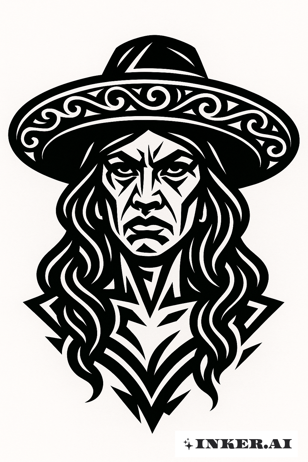 Danny Trejo's Sombrero Lady im Stammestil