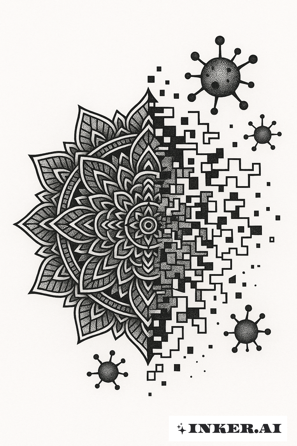 Un Mandala Sacré Infecté par un Virus