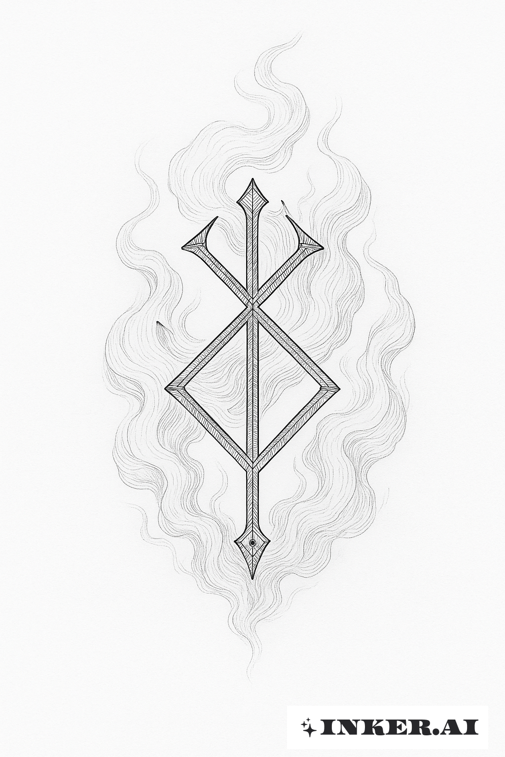 從煙霧中浮現的獻祭印記