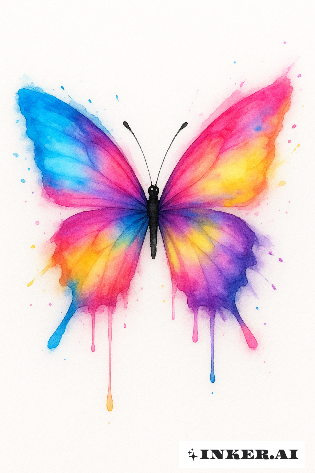 Z世代の色が滲む蝶