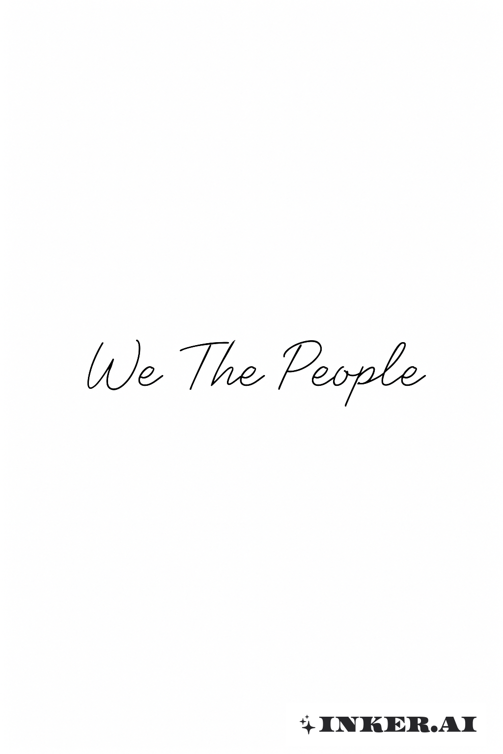 我們人民的簡約手稿