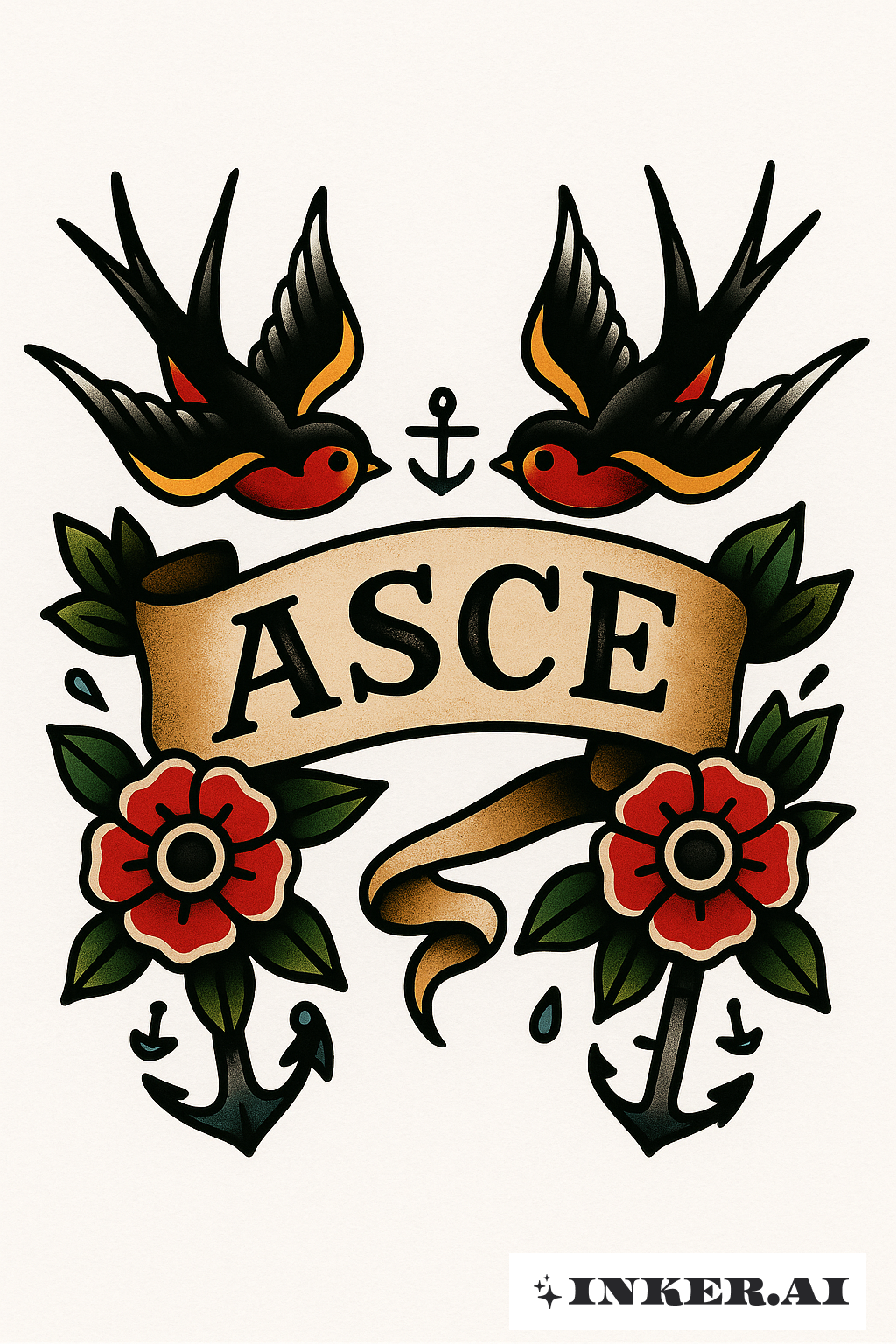 「ASCE」ワンピース追悼バナー