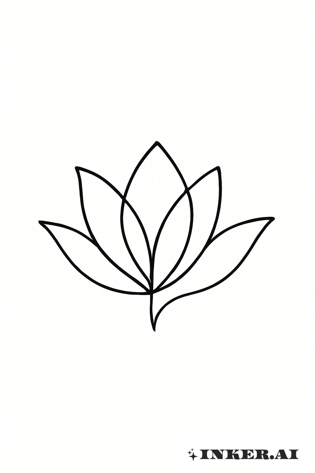 Unfolding Lotus Flower in Three Lines