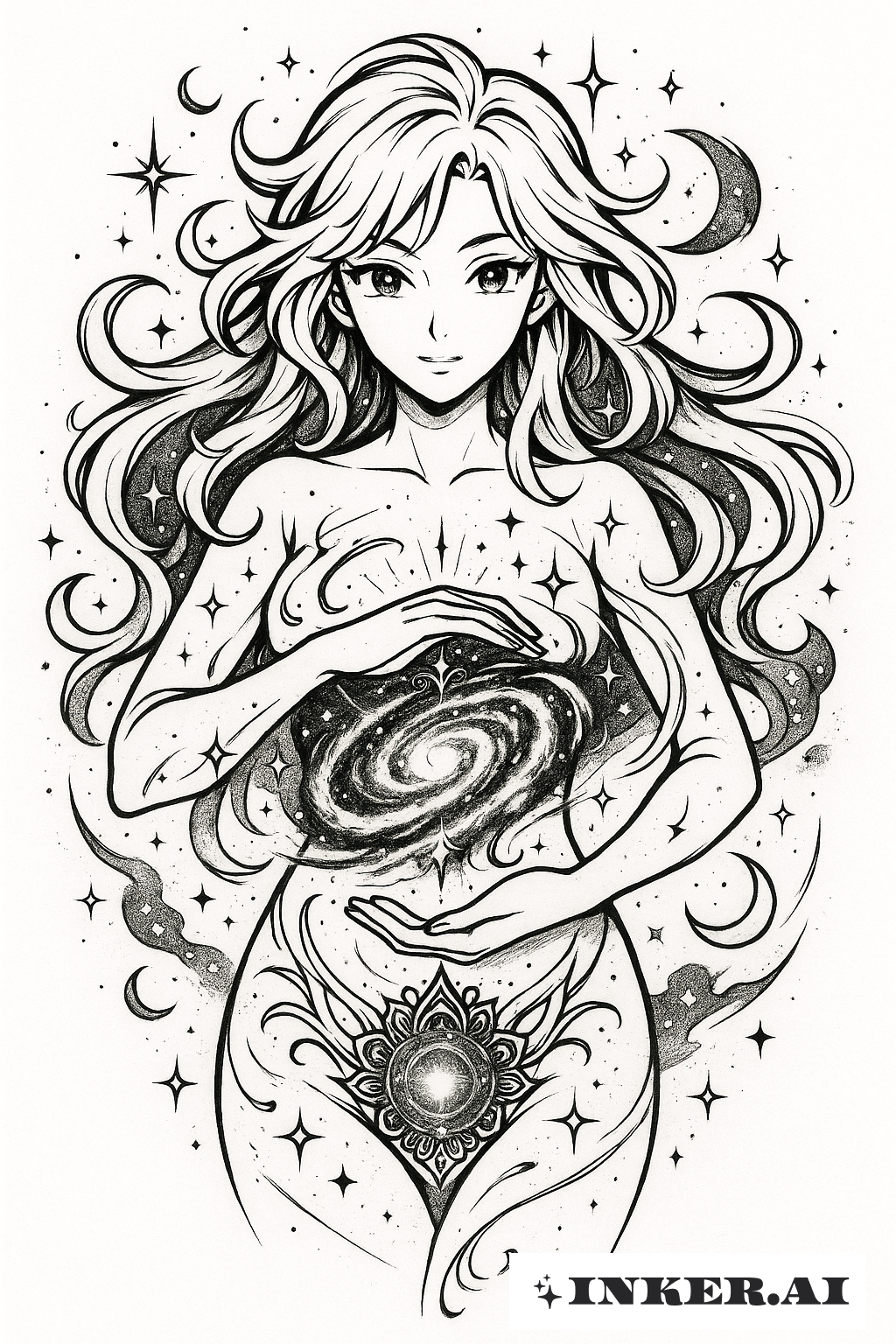 Himmlische Kraft des Schoßes