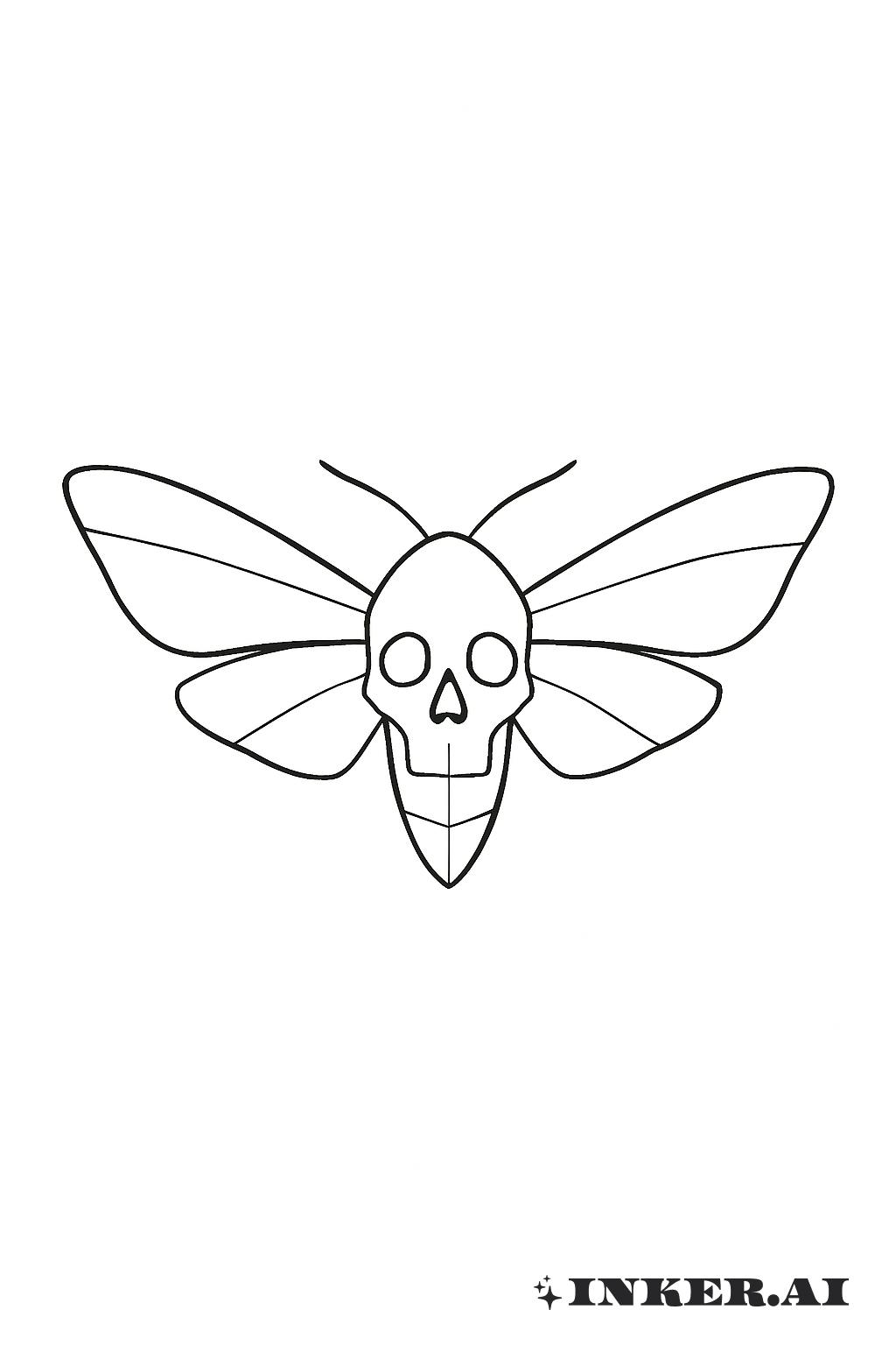 The Death Moth Skull Mark