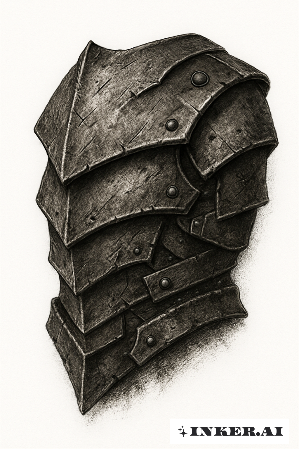 Die eiserne Berserker-Rüstungsplatte