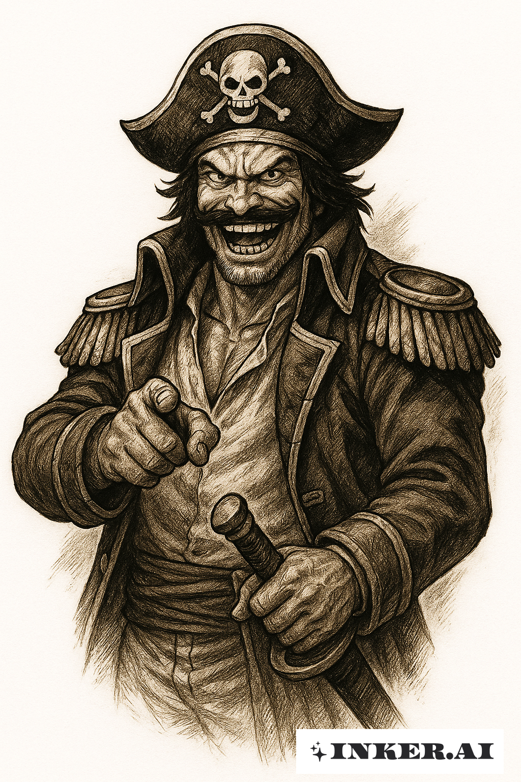 ワンピース海賊王ロジャーの肖像