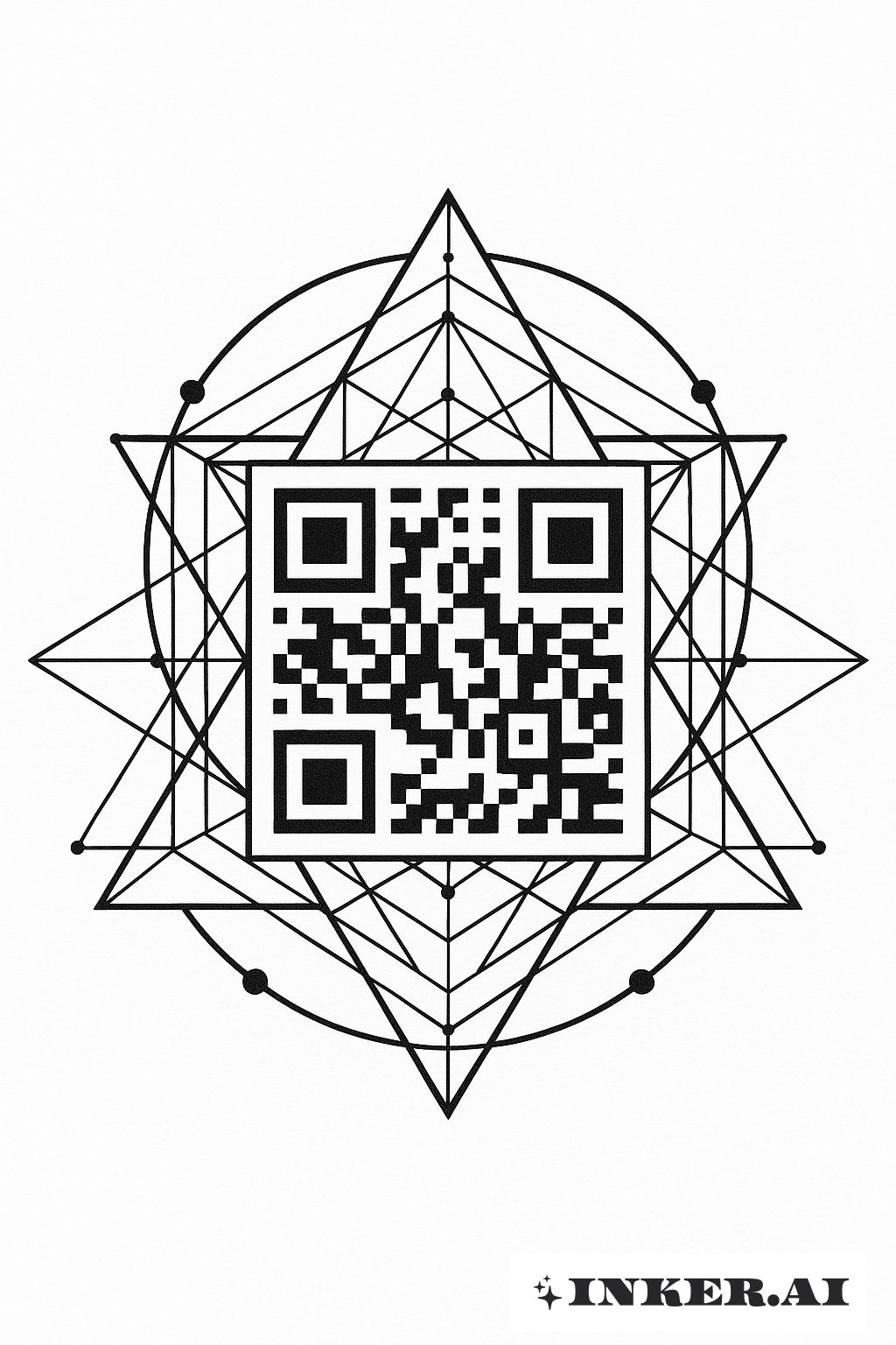 Z世代の神聖幾何学QRコード