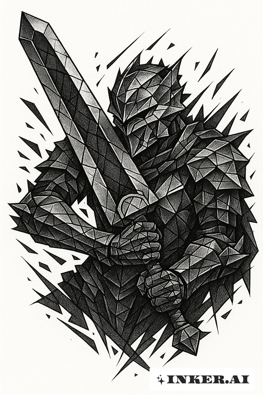 Ein Zersplitterter Drachentöter aus Berserk