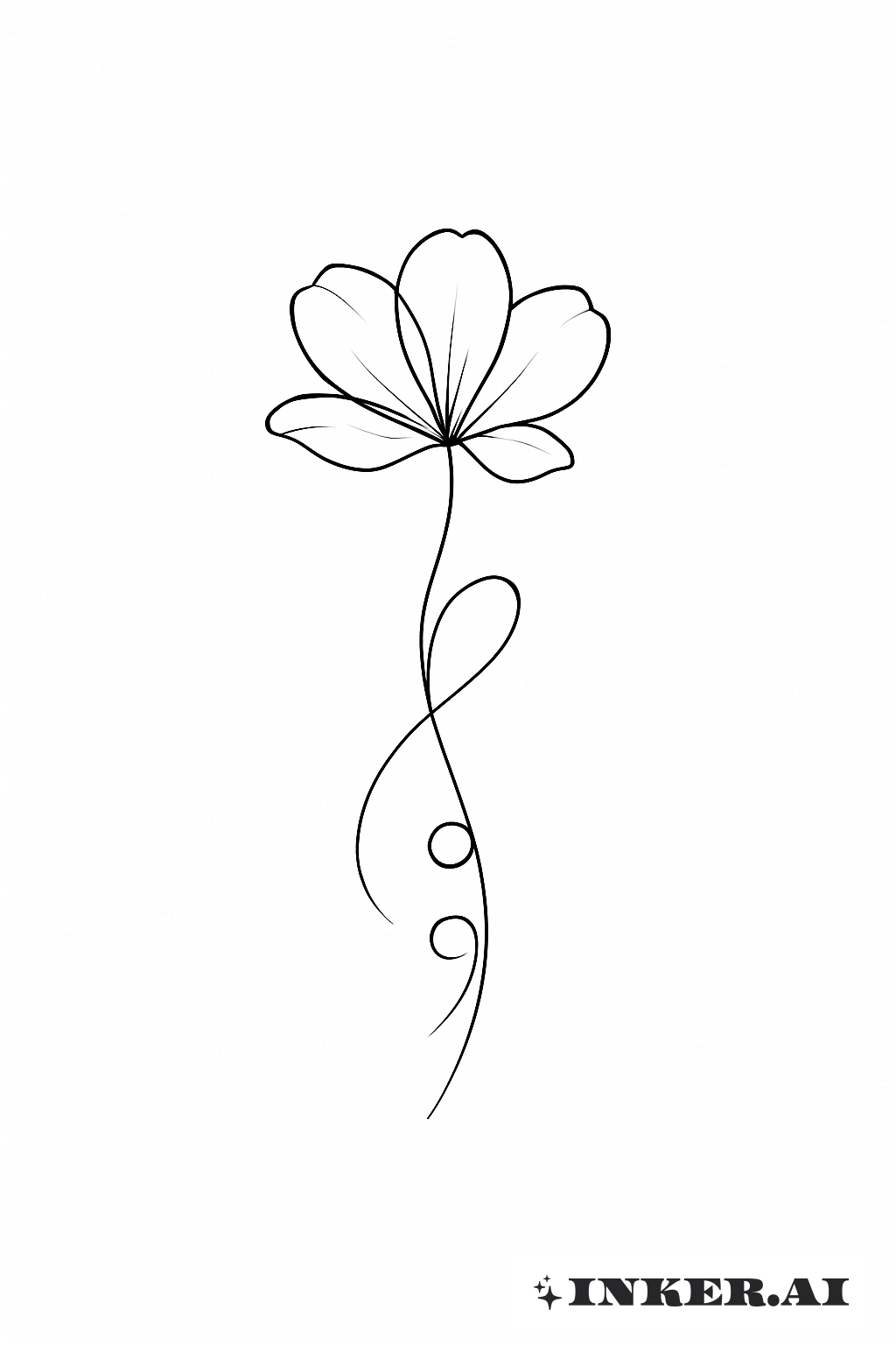 Fleur en Ligne et Point-virgule