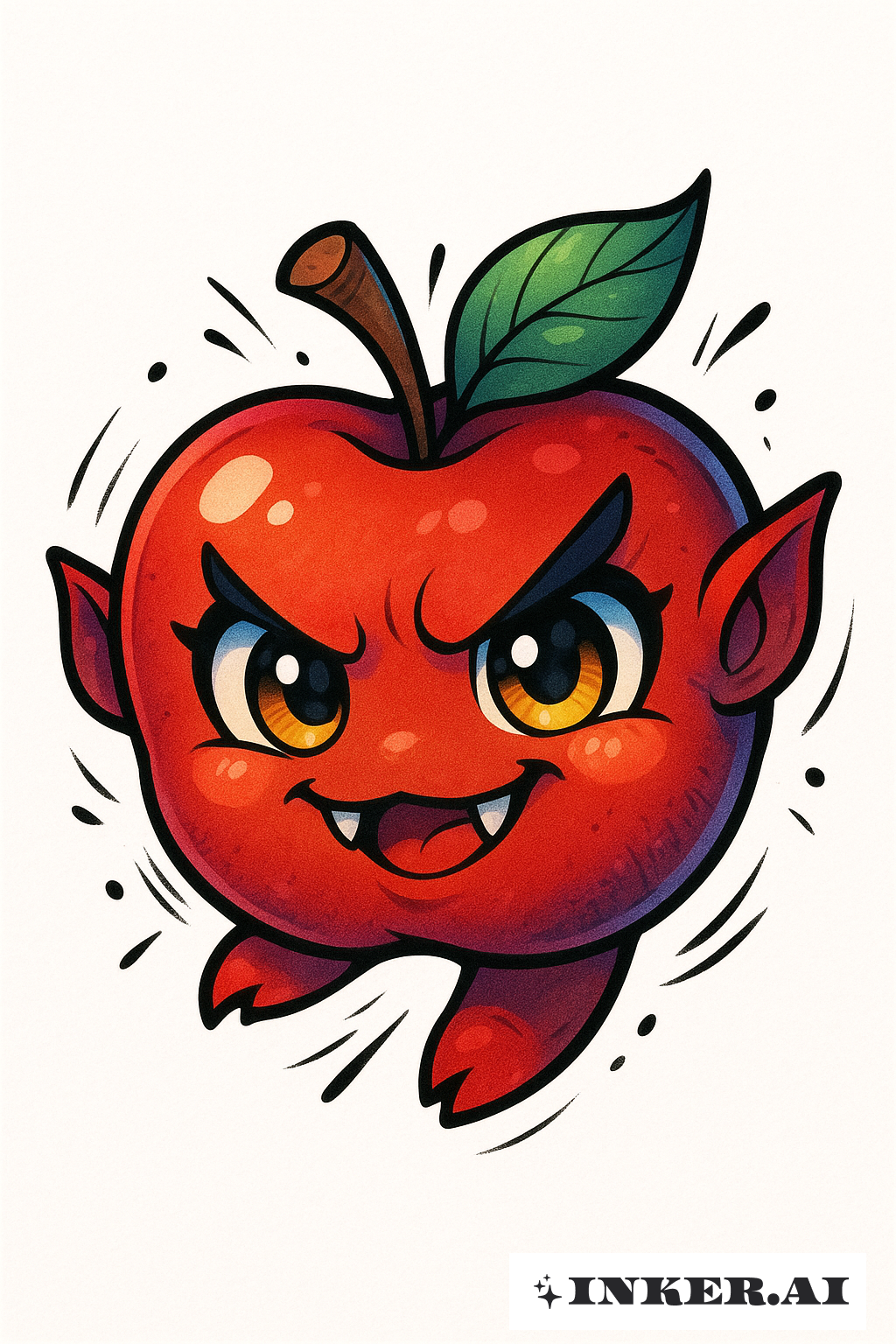 A Cute Monster Disguised as a Bad Apple
