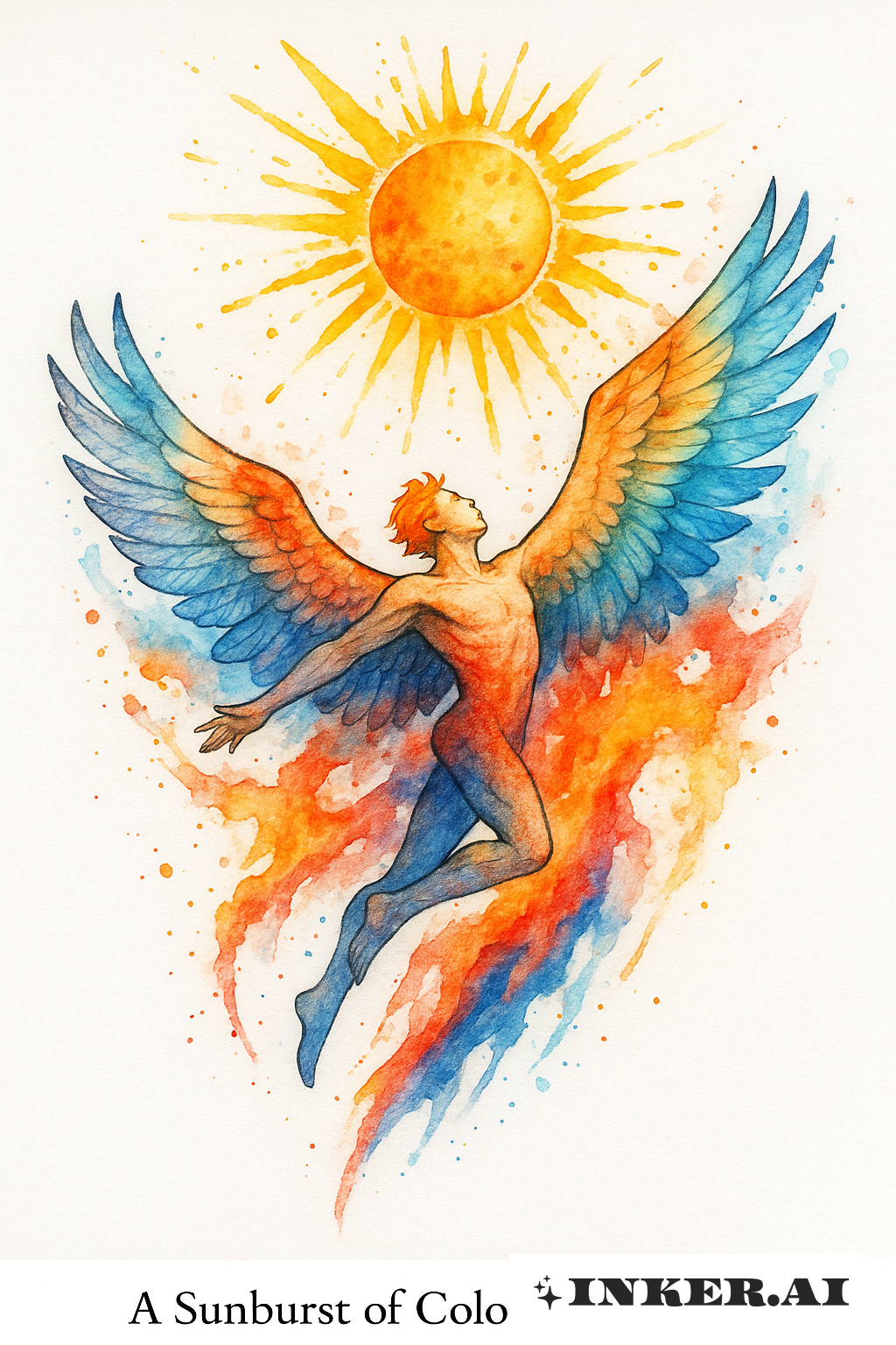 イカロスに彩りを添える日の出