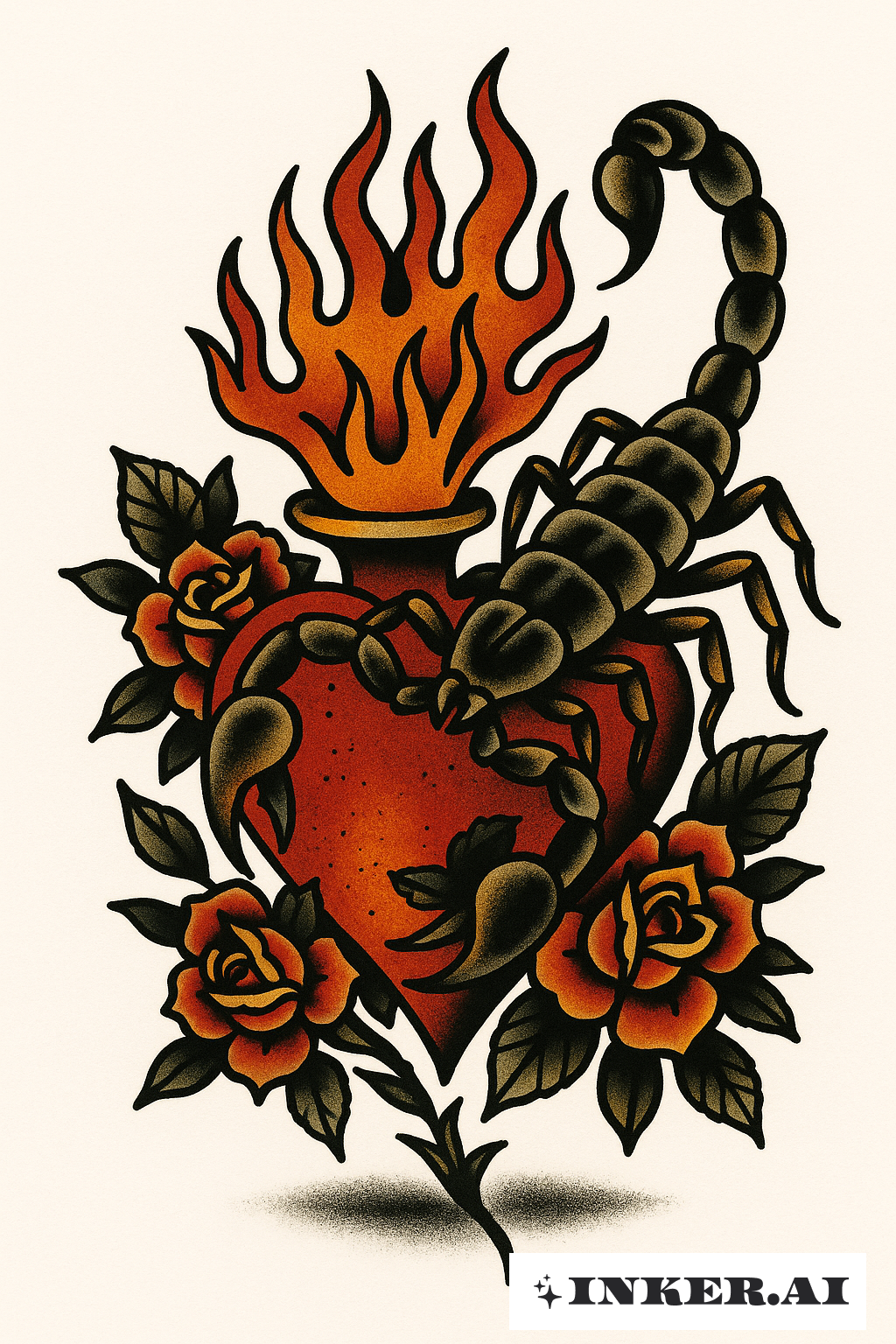 Burning Heart of a Scorpio