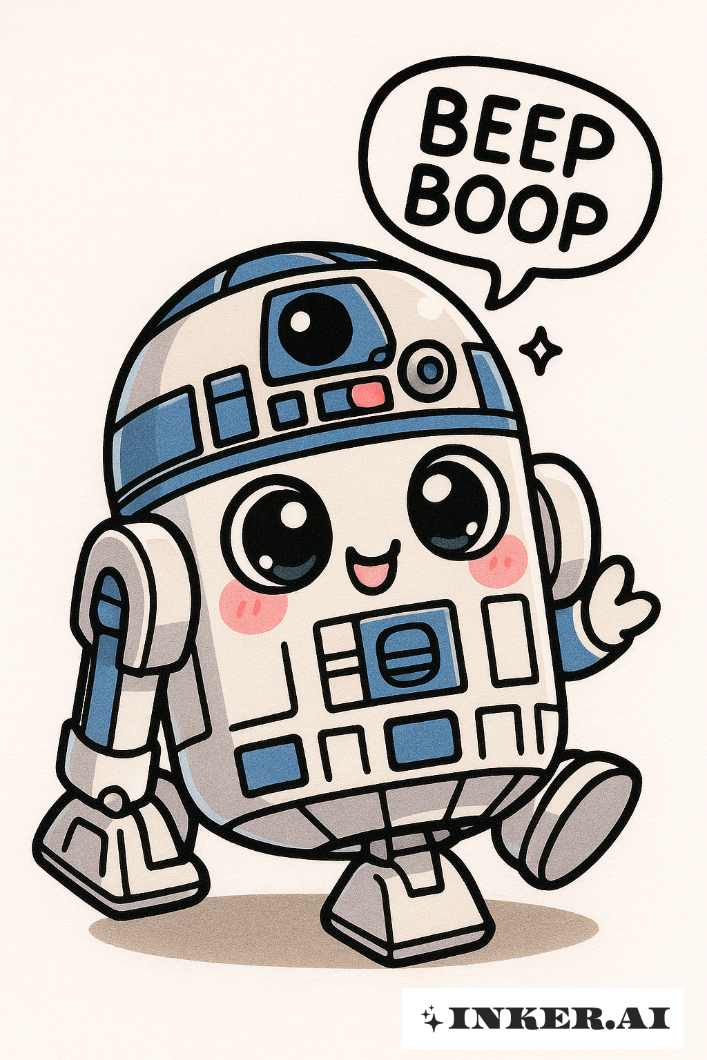 Star Wars Kawaii R2-D2 Bip Bip