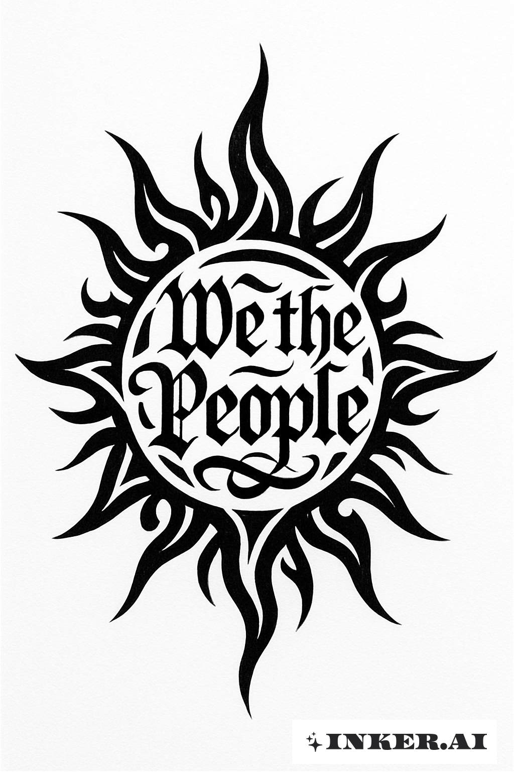 我们人民的部落太阳设计