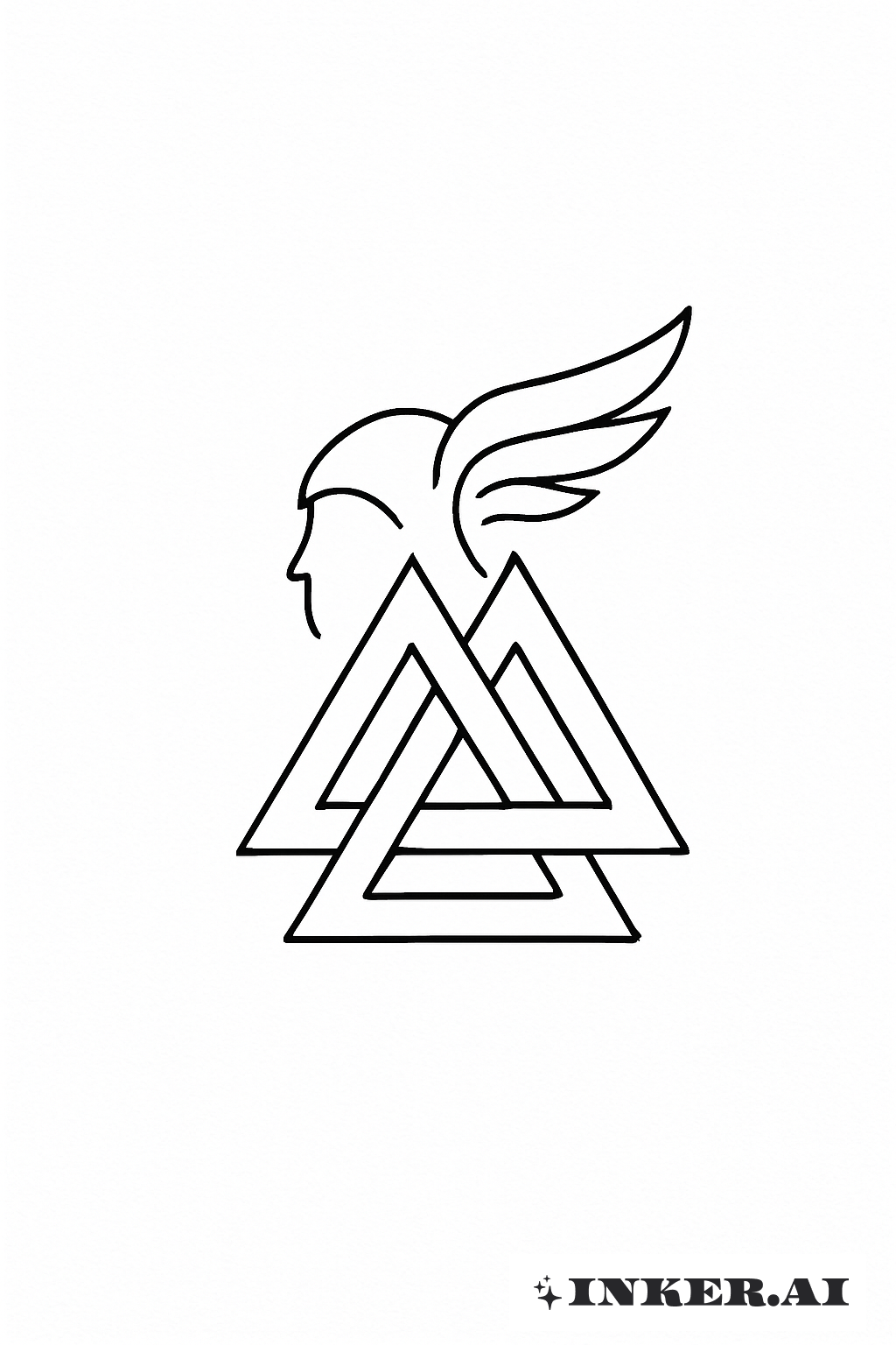The Valkyrie's Valknut Knot