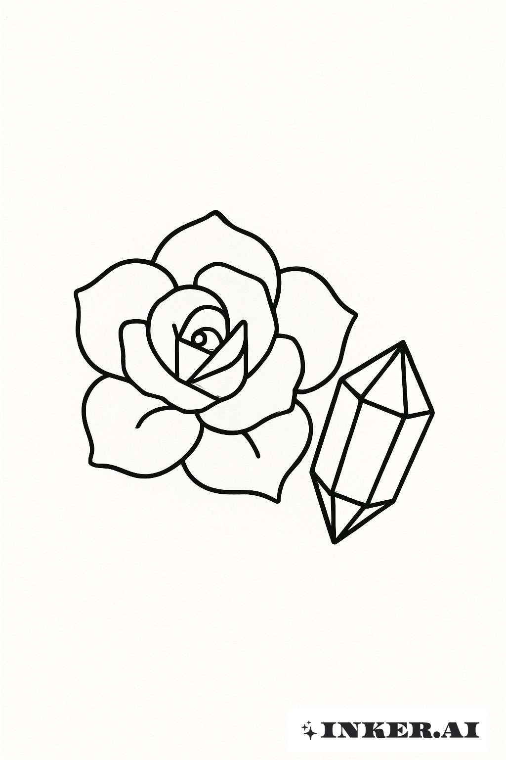 Biểu tượng Rose sa mạc đơn giản