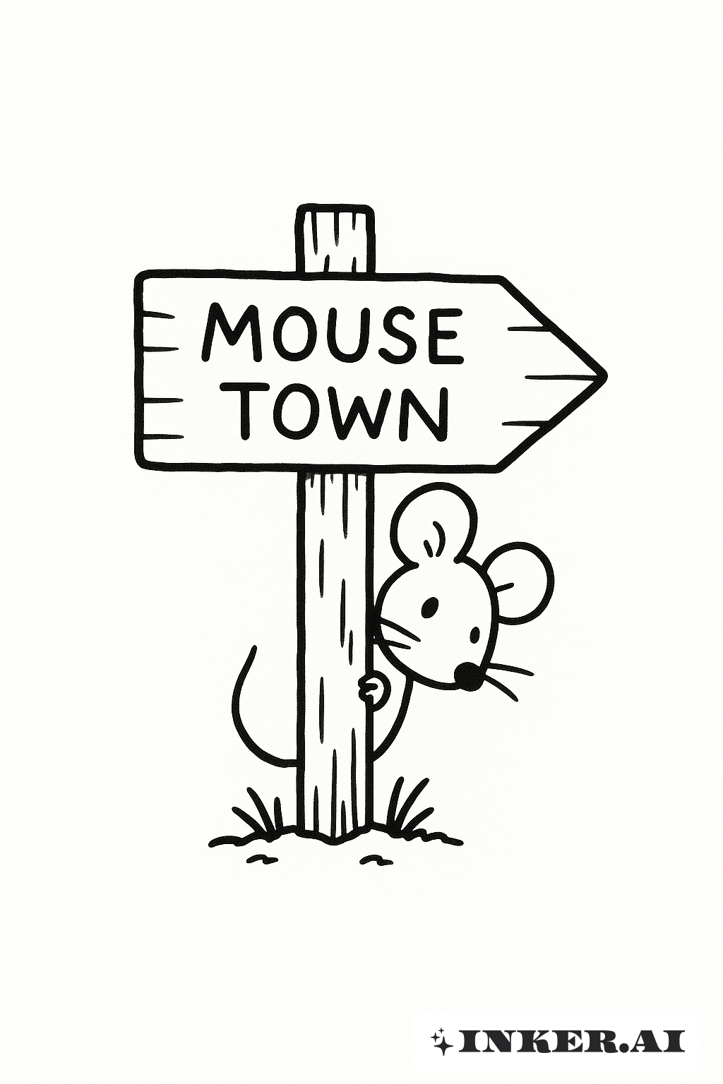 A Signpost to Mouse Town