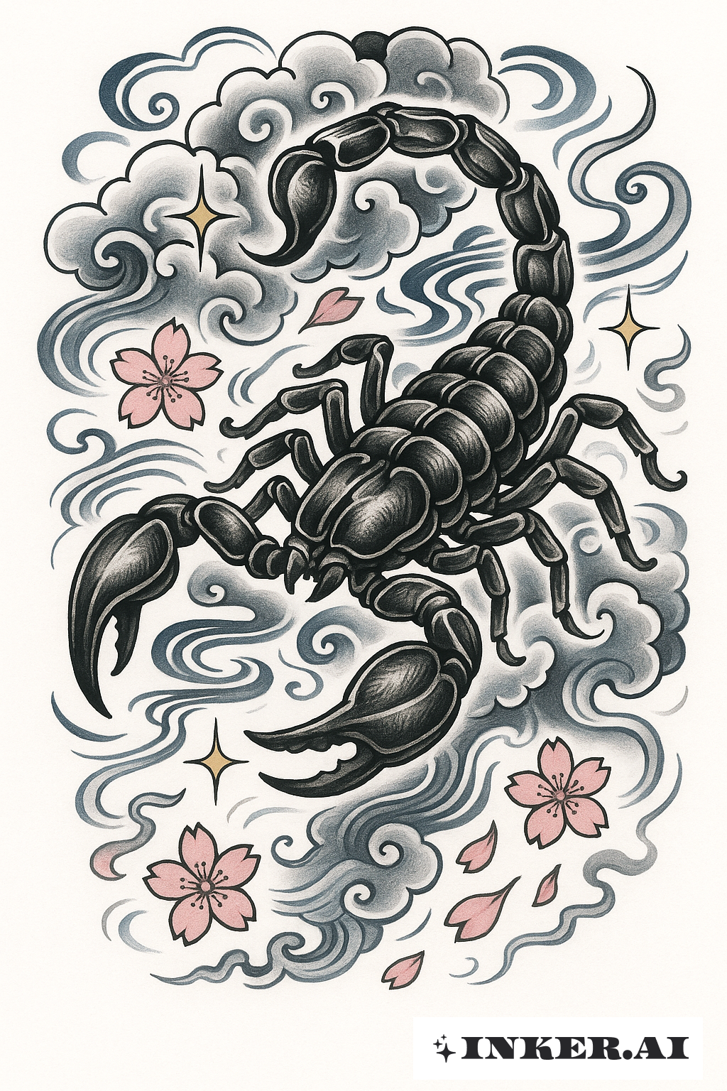The Celestial Scorpio of the Clouds