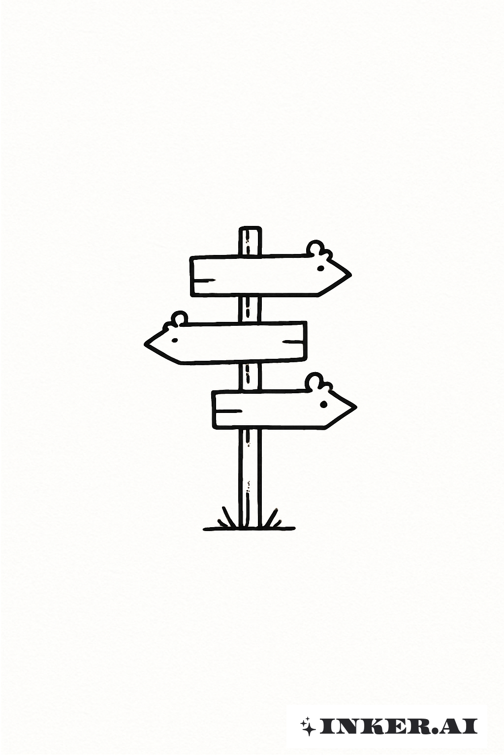 Mouse Town's Simple Signpost