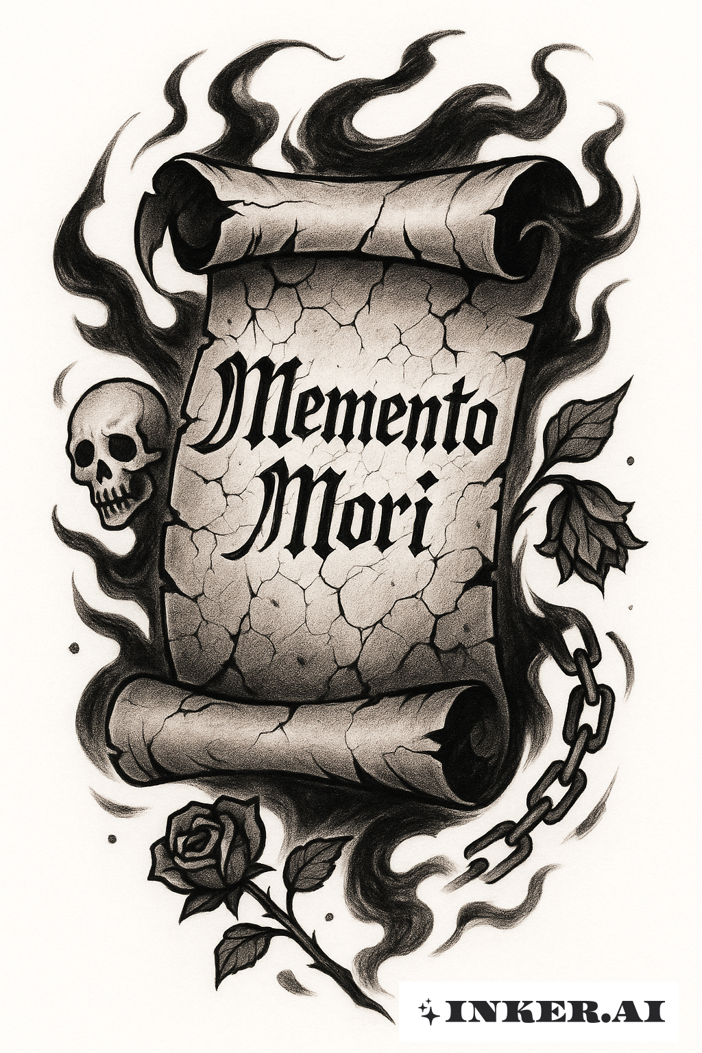 Die Verfluchte Schriftrolle Memento Mori